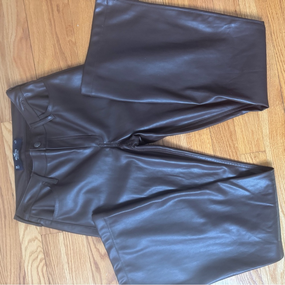 Brown Leather Pants